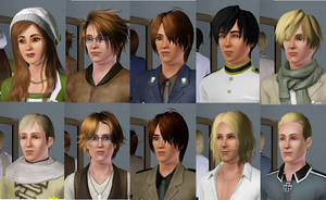 Hetalia Sims Collection