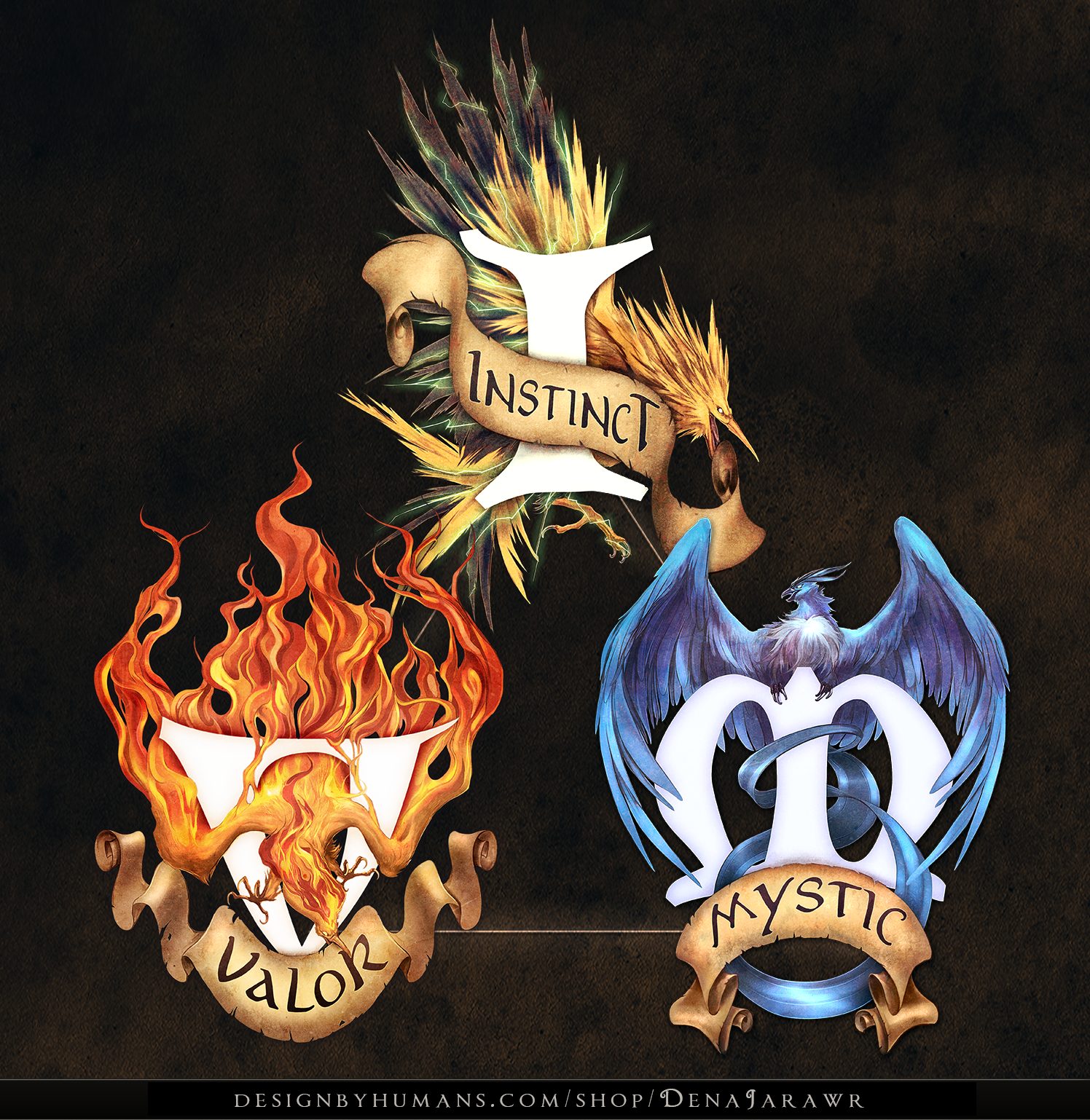 Valor, Instinct, Mystic