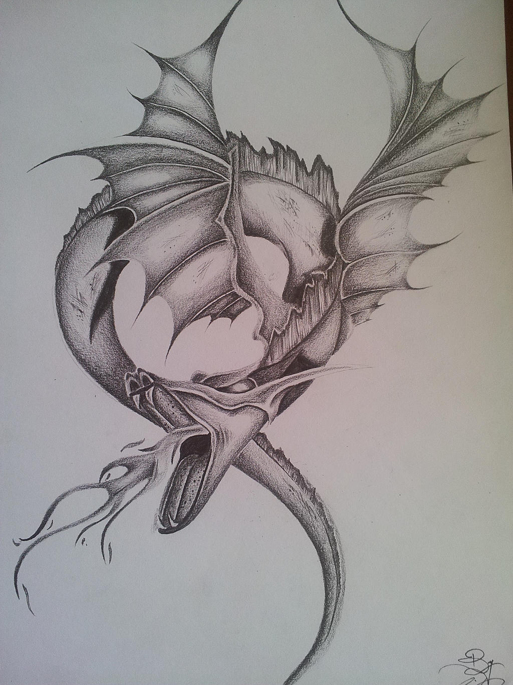 Fantasy Dragon Pencil DRAWING - Realistic by CassandraWilson on DeviantArt