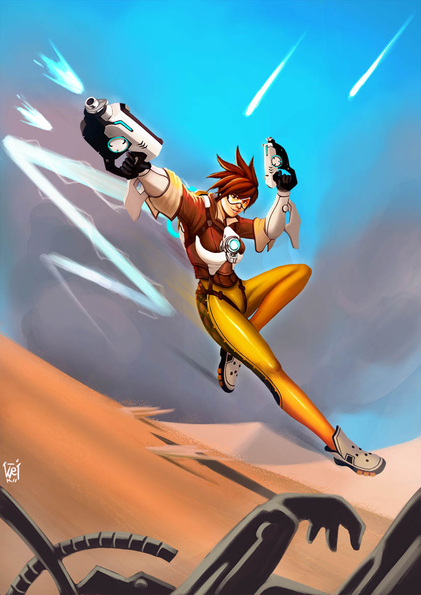 Tracer Deviantart tracer fanart by DavidKoo on DeviantArt