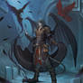 Draven the tiefling warlock
