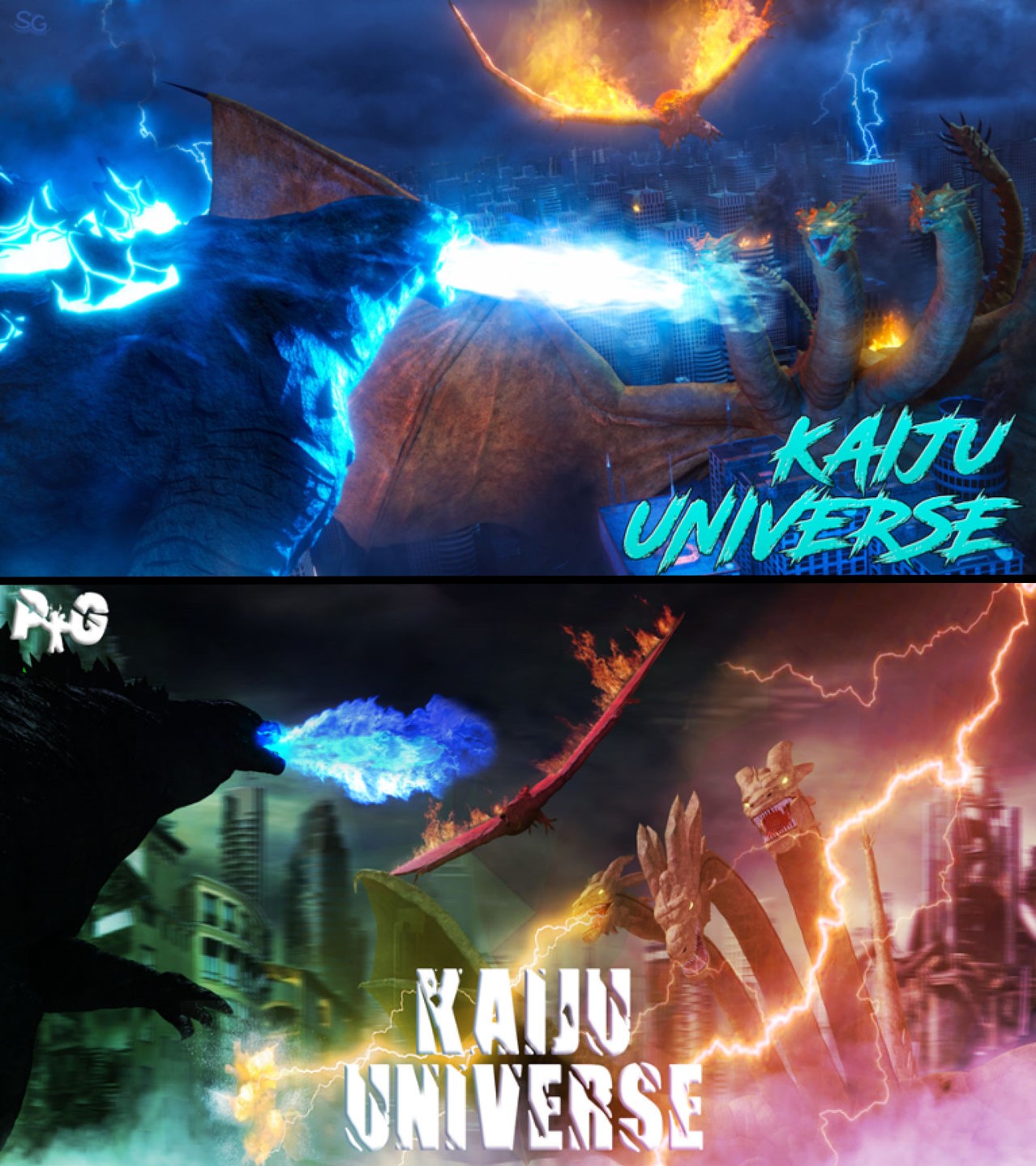 kaiju cube!(+ the old kaiju before the revamp update)