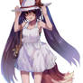 kitsune round hat
