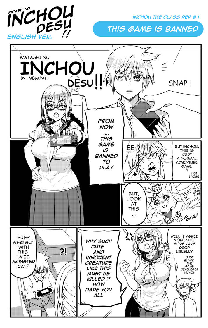 Inshitsu watashi no inchou desu - inchou class rep 1 by kaitsuart on DeviantArt