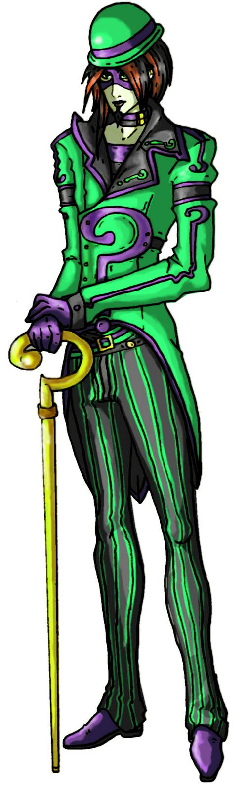 BatMan Redesign - The Riddler by DuskWingArts on DeviantArt