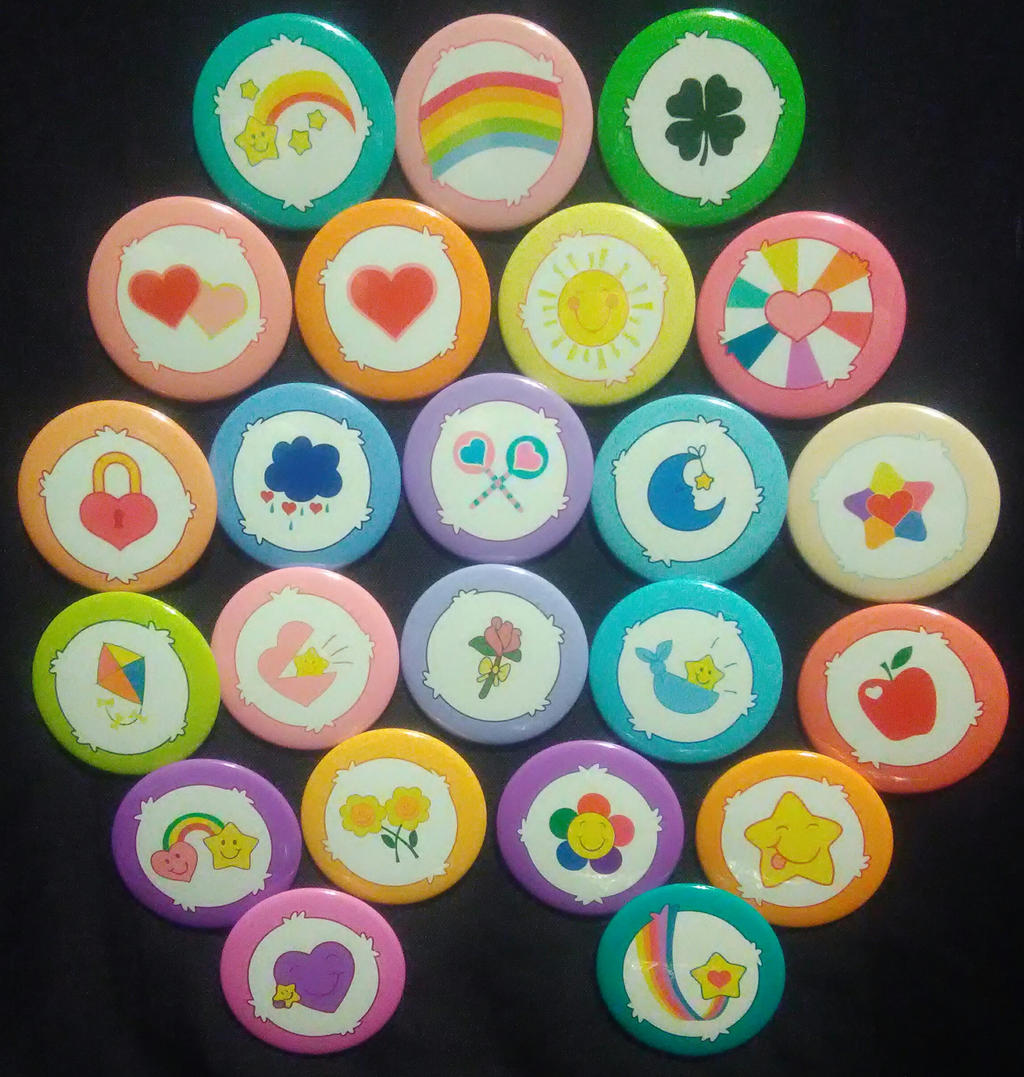 Care Bear Belly Badge Set By DuskWingArts On DeviantArt care-bear-belly-badge-set-by-duskwingarts-on-deviantart