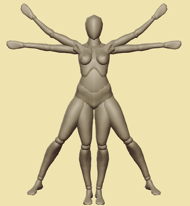 Vitruvian Woman 