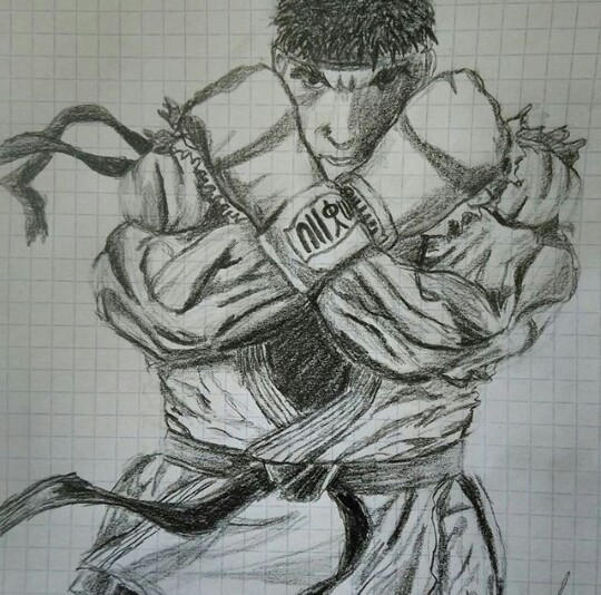 Drawing Practice Ryu Ryu - Traditional Drawing by SamYvz on DeviantArt