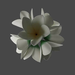 Bouquet of flowers in 3D (Blender) 