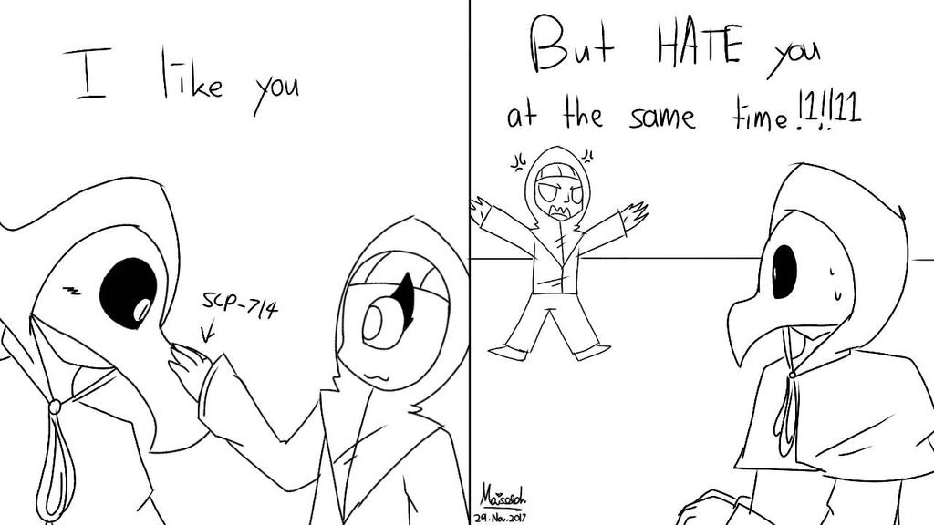 Me to SCP-049 in the game by WaffleBunnyPie on DeviantArt