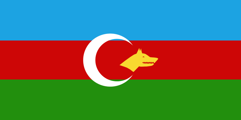 Alternate flag of Turkic Union