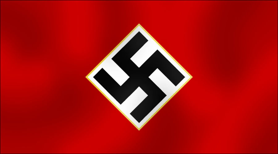 Свастон стикер. Флаг 3 рейха. Флаг нацистской Германии.