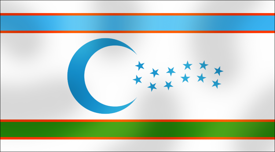 Alt. Flag of Uzbekistan