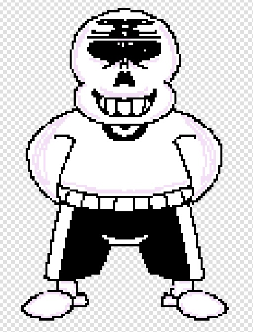 Pixilart - Promised Sans Overworld sprite remastered by RJW3009