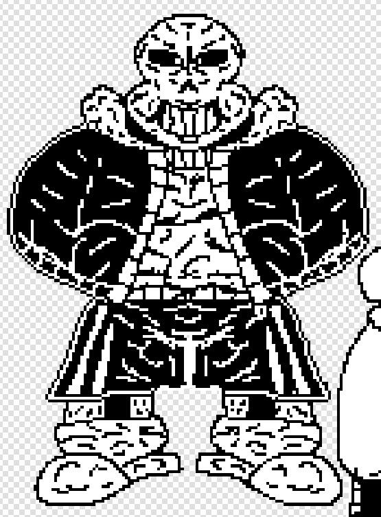 Improved Sans' battle sprite (sorry because of the watermark but i