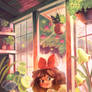 Kiki Looking Through The Window