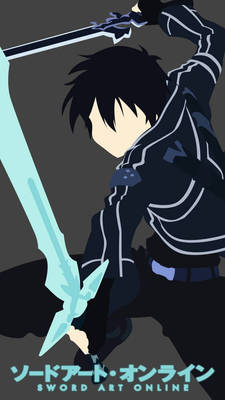 Kirito SAO the black swordsman