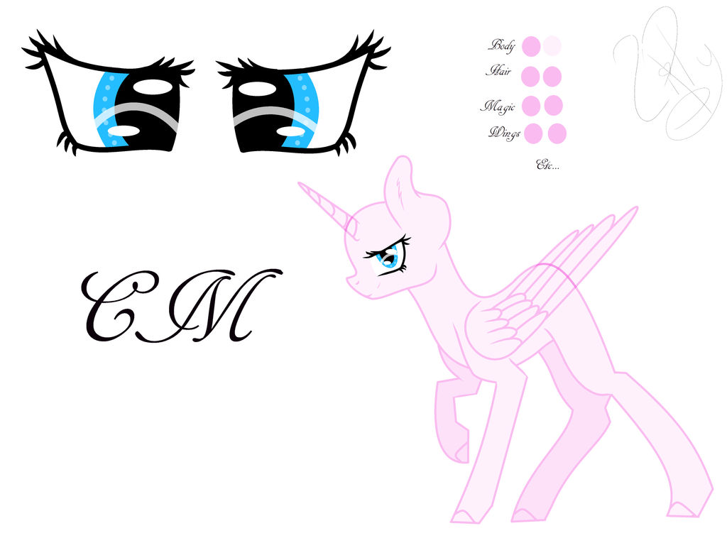 Color Guide-Base by lily pony by OhLilyLover on DeviantArt