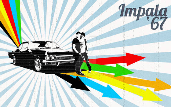 Impala '67 Vintage Wallpape (Version 2)