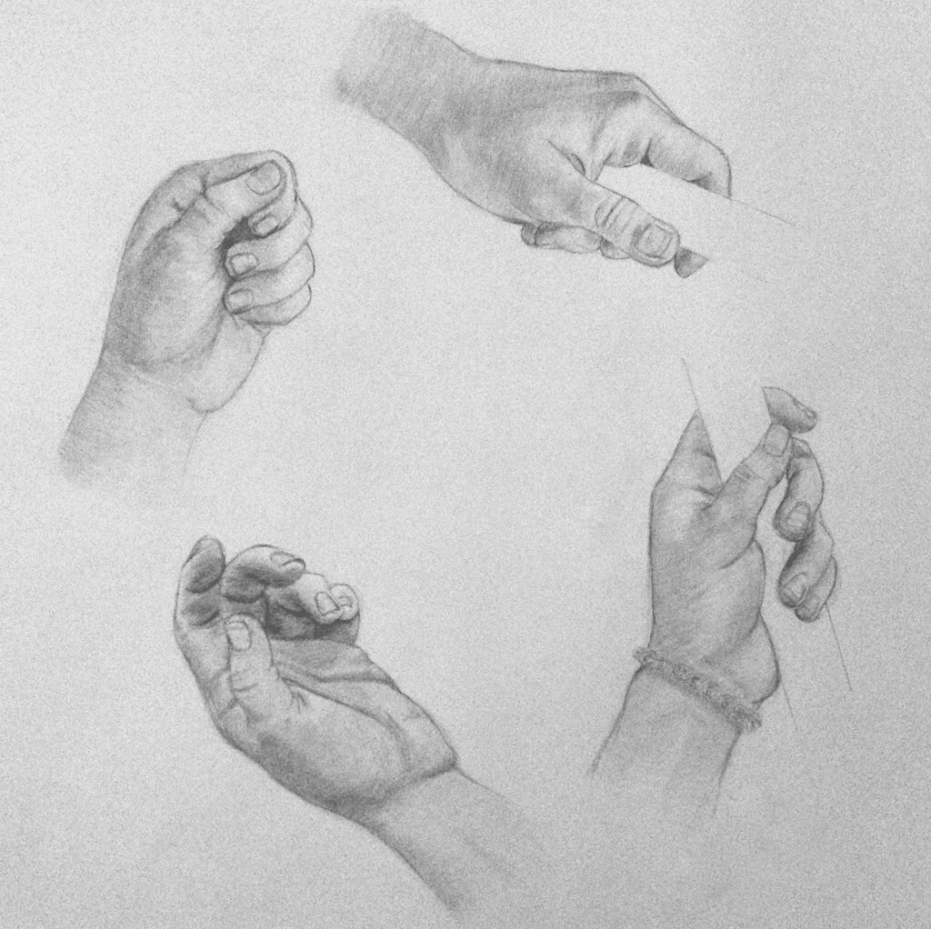 Handrawing Hand Drawing Exercise by Major-Kusinagi on DeviantArt