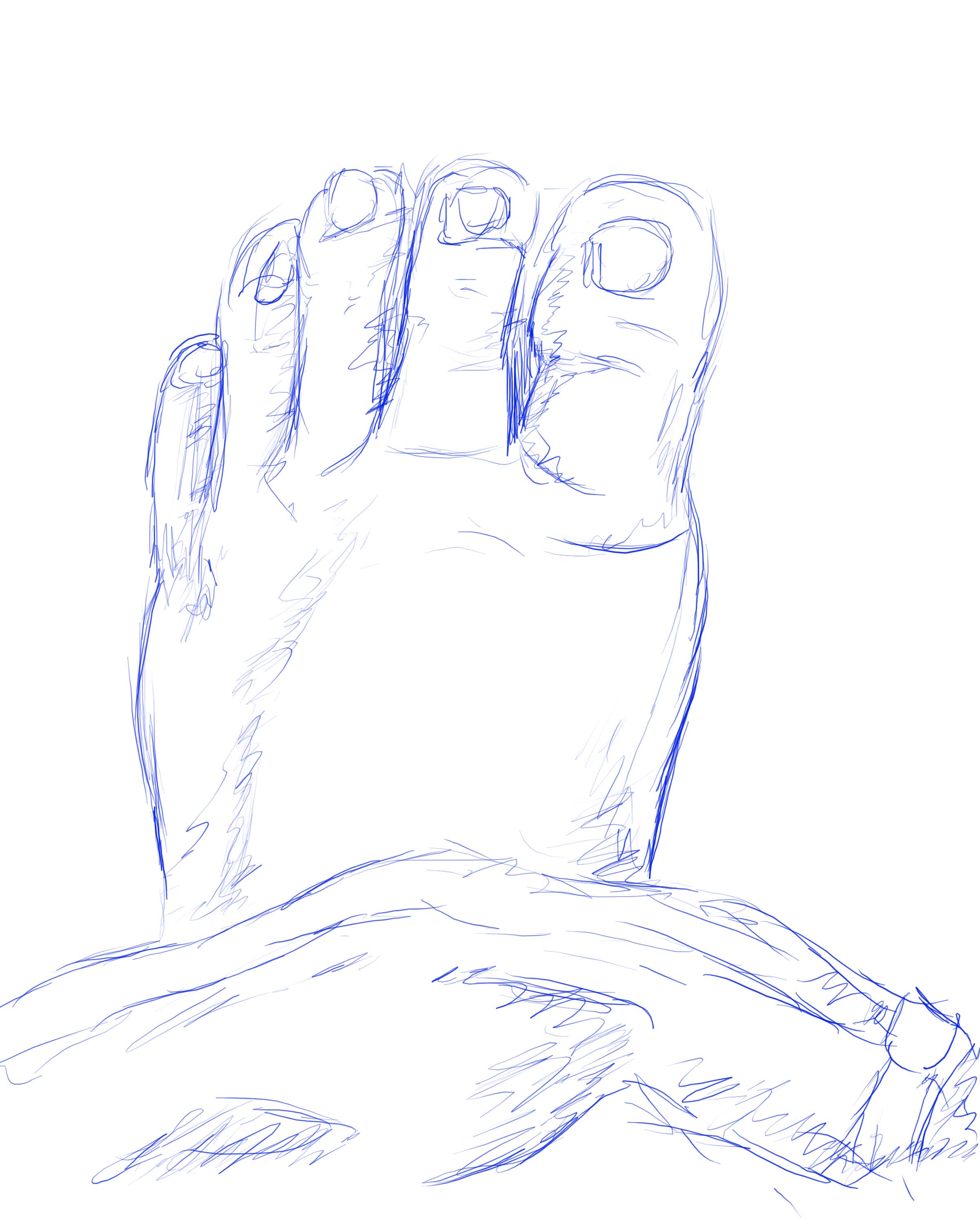 foot sketch by nobodysirius on DeviantArt