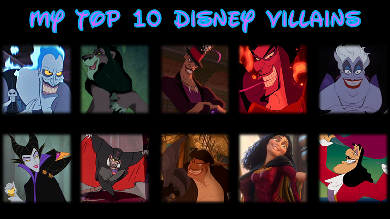 Disney Villains Top 100