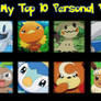 My Top 10 Personal Pokemon