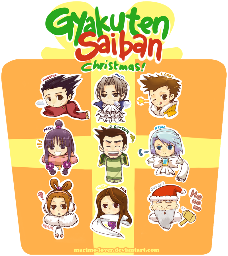 Gyakuten Saiban - X'mas Chibi