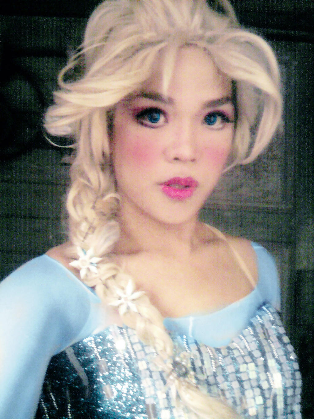 Elsa(Frozen) Makeup Test