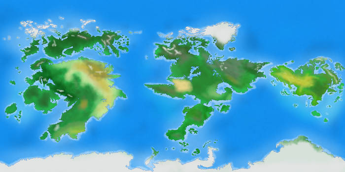 Strangereal World Map