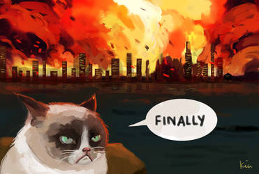 The Fan Art Mashup Challenge: Grumpy Cat