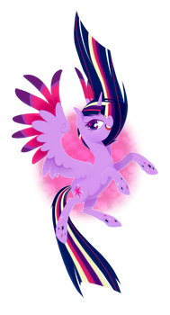 Rainbow pony princess