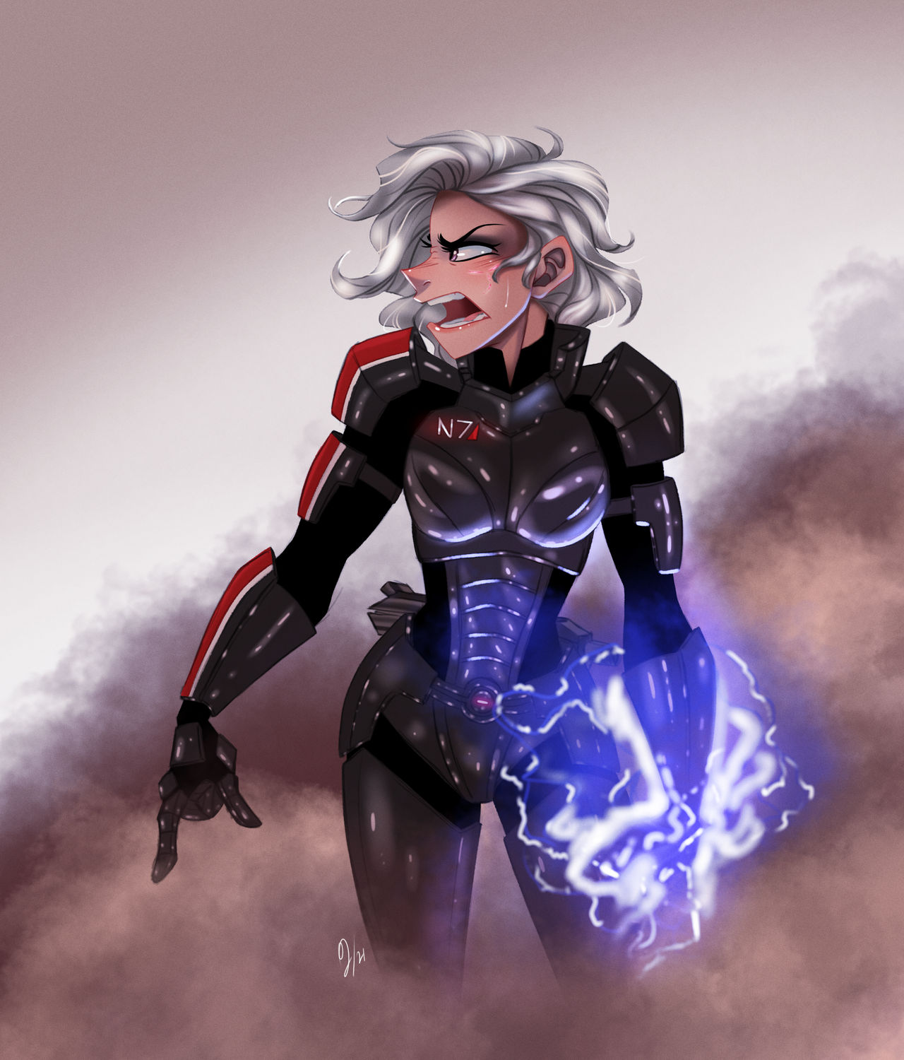 COMMANDER SHEPARD by RachaelRRJ on DeviantArt