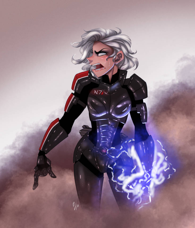 COMMANDER SHEPARD by RachaelRRJ on DeviantArt