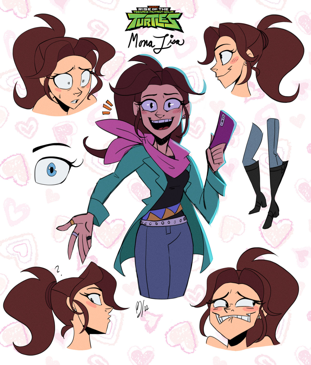 Humans Rottmnt Female ROTTMNT - Mona Lisa by RachaelRRJ on DeviantArt