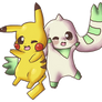 Pikachu and Terriermon