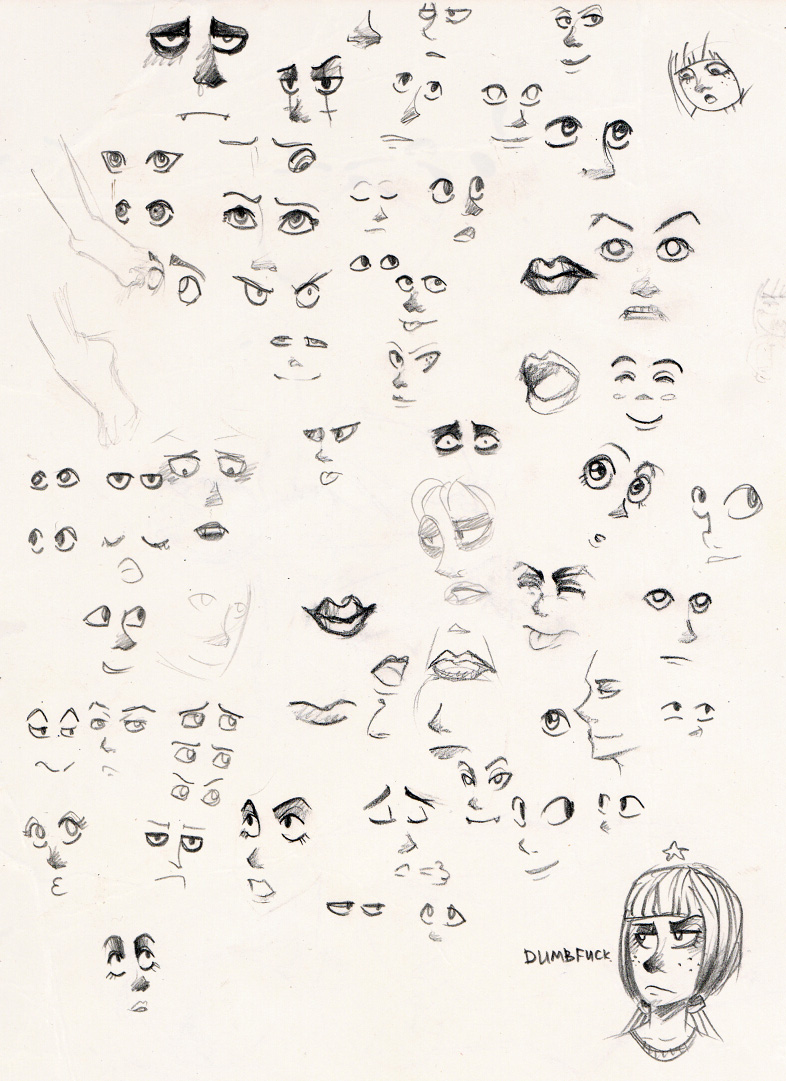 eyes sketching