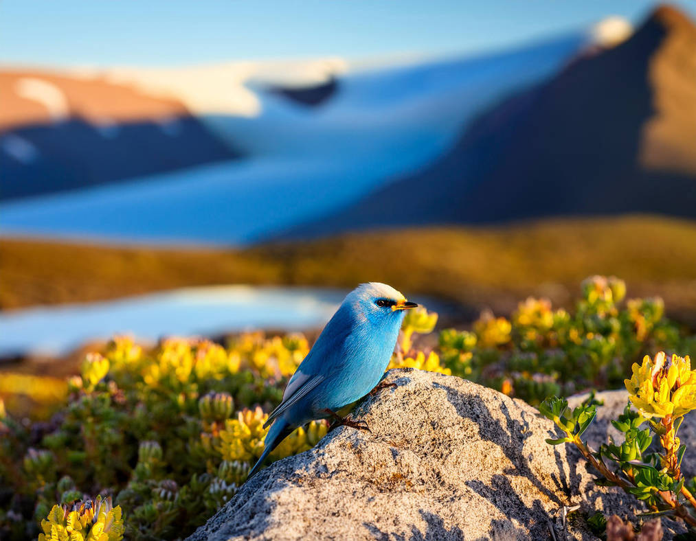 Blue Whitecrest (Regulus stellaris) by GiuseppeZee on DeviantArt