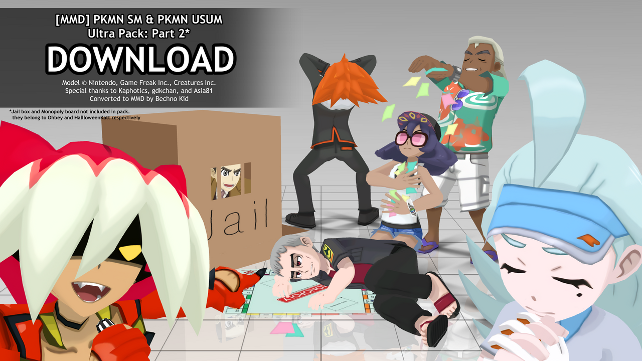 Mmd Pkmn Sm Usum Ultra Pack Part 2 Dl Update By Bechnokidmmd On Deviantart