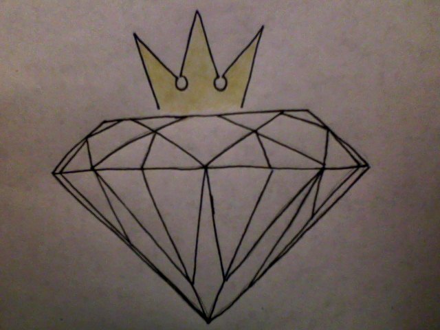 My diamond tattoo design by mattieekinz on DeviantArt My diamond tattoo design by mattieekinz on DeviantArt