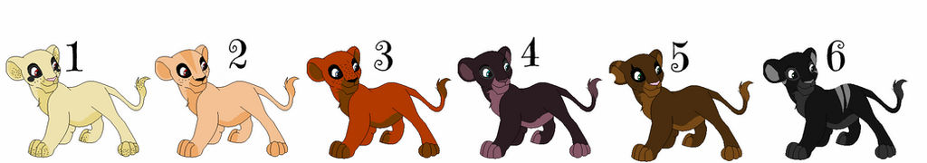 Outsider Lion Cub Adoptables [CLOSED]