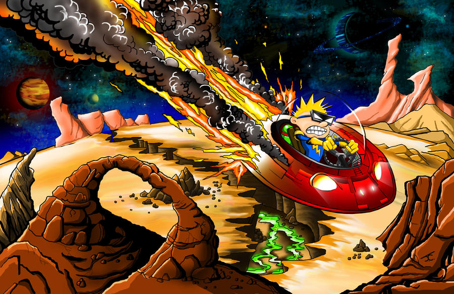 Spaceman Spiff Crawling Spaceman Spiff by JSCampbell43 on DeviantArt