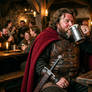 Having a stein after a long day