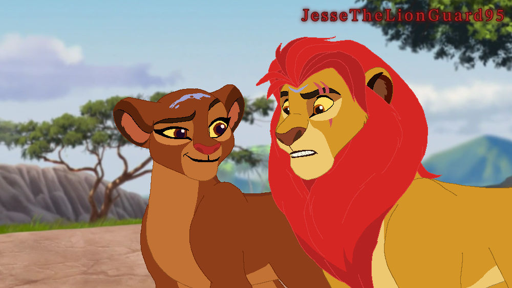 Kion and Rani as Adult by JesseTheLionGuard95 on DeviantArt