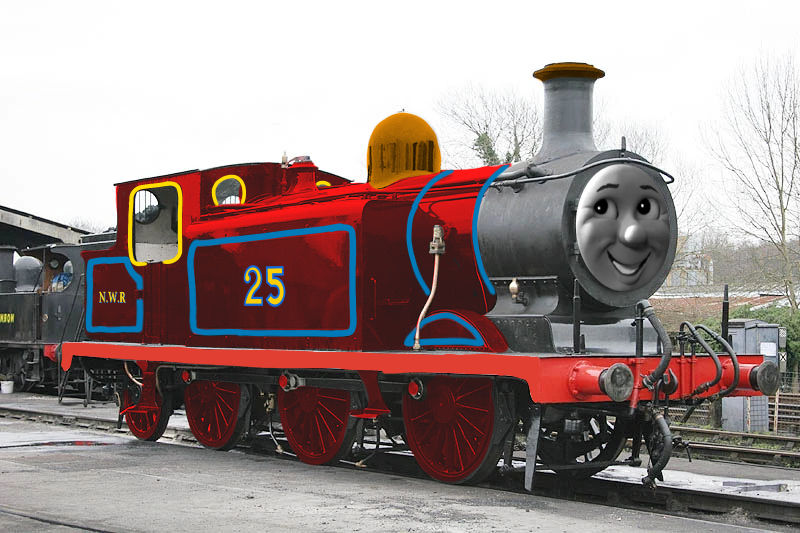 E4 Tank Engine Rear NWR No. 25 - Jesse by JesseTheLionGuard95 on DeviantArt
