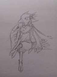 Sparrowmon as Rito (rough)