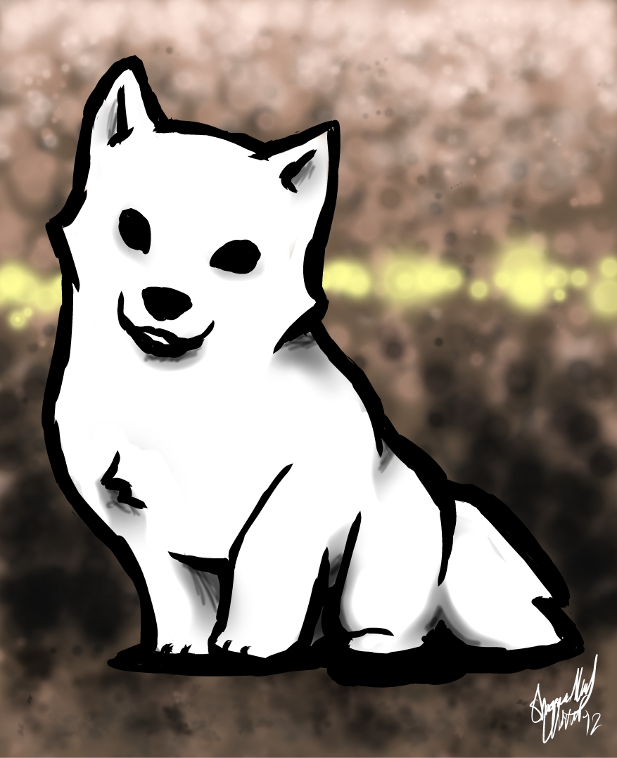 Okami Inspired Puppy