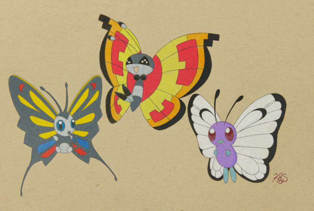 Butterfree Alola Form by NoirSov on DeviantArt in 2023