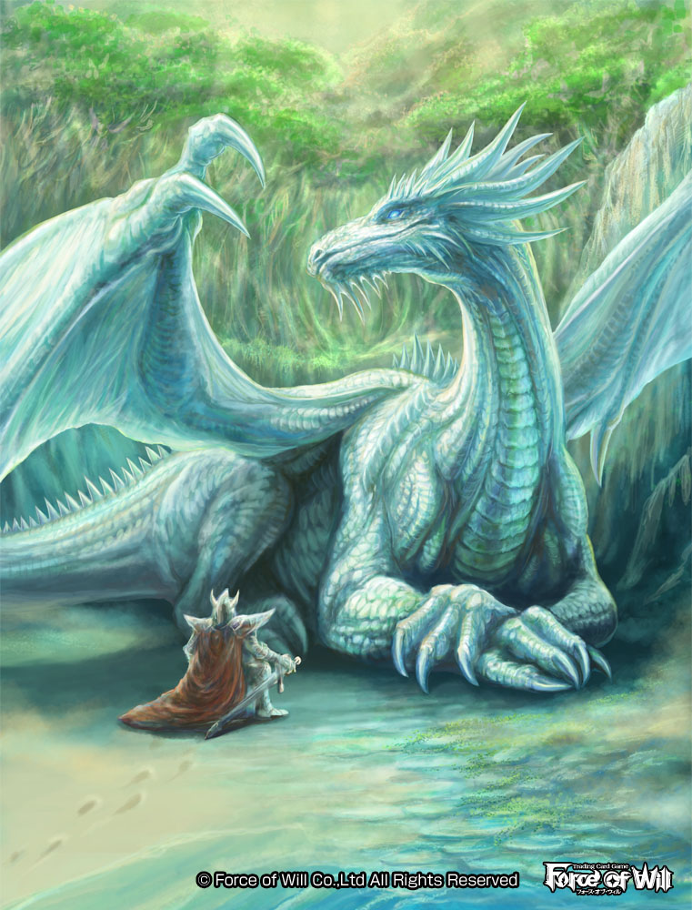 White Scale Dragon By Lusiananami On Deviantart