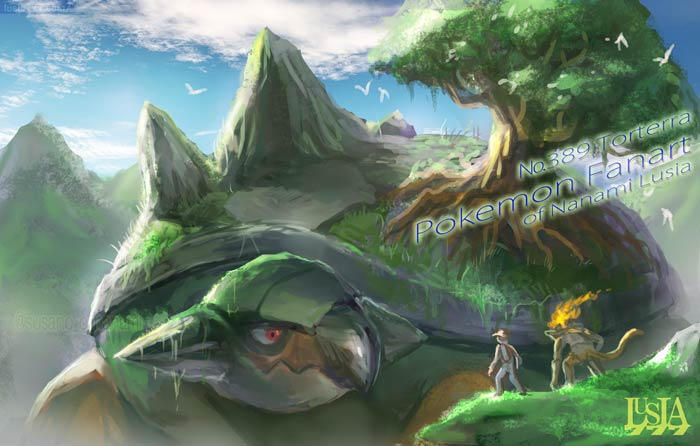 Pokemon Torterra By LusiaNanami On DeviantArt pokemon-torterra-by-lusiananami-on-deviantart